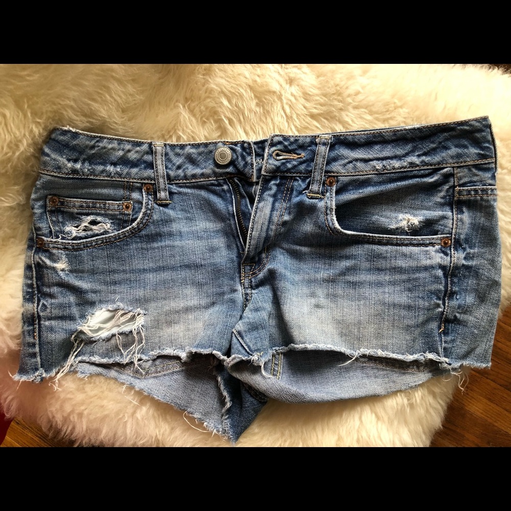 American eagle jean shorts